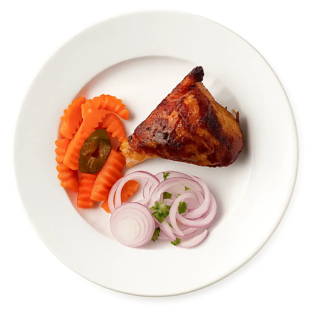 Quarter Grilled Chicken Plain