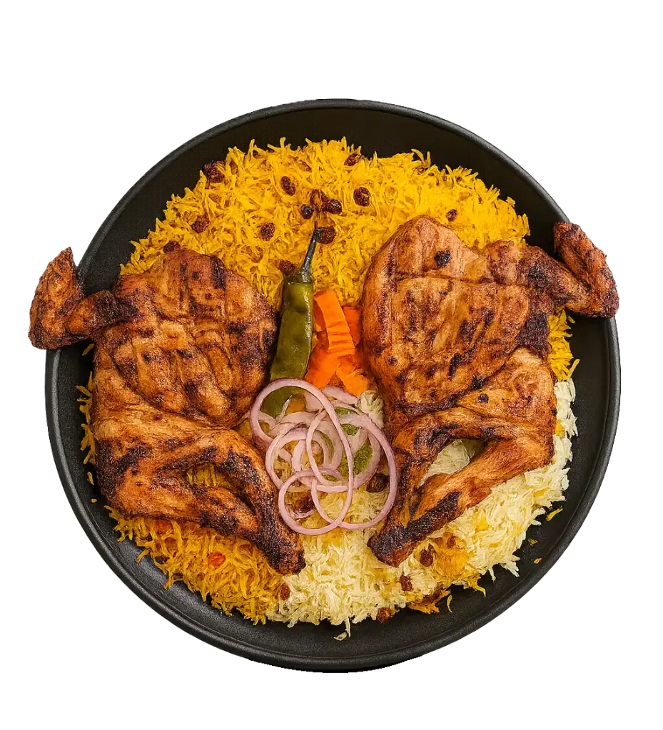 [007] Whole Charcoal Chicken with Rice